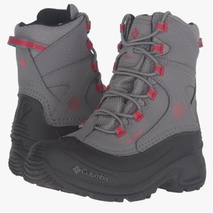 #541Columbia Youth Bugaboot Boys-K Snow Boots-Quarry Rocket. Size: 2